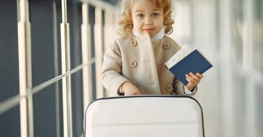 Best Car Service Ct To Jfk: Your Ultimate Guide With Jetblack! 3 April 12, 2026 Cute Child With Passport And Suitcase In A Modern Airport Terminal.