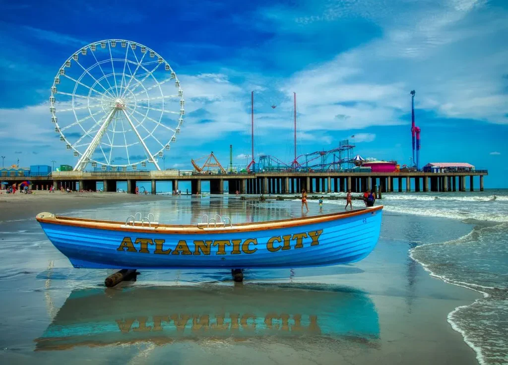 Atlantic City, New Jersey, America, Tourism, Boat, Lifeboat, Landmark, Sky, Nature, Clouds, Pier, Boardwalk, Ferris Wheel, Amusements, Seashore, Sea, Ocean, Beach, Sand, Hdr, Blue City, Blue News, Blue Boat, Blue Sand, Blue New, Atlantic City, Atlantic City, Atlantic City, Atlantic City, New Jersey, New Jersey, New Jersey, New Jersey, New Jersey