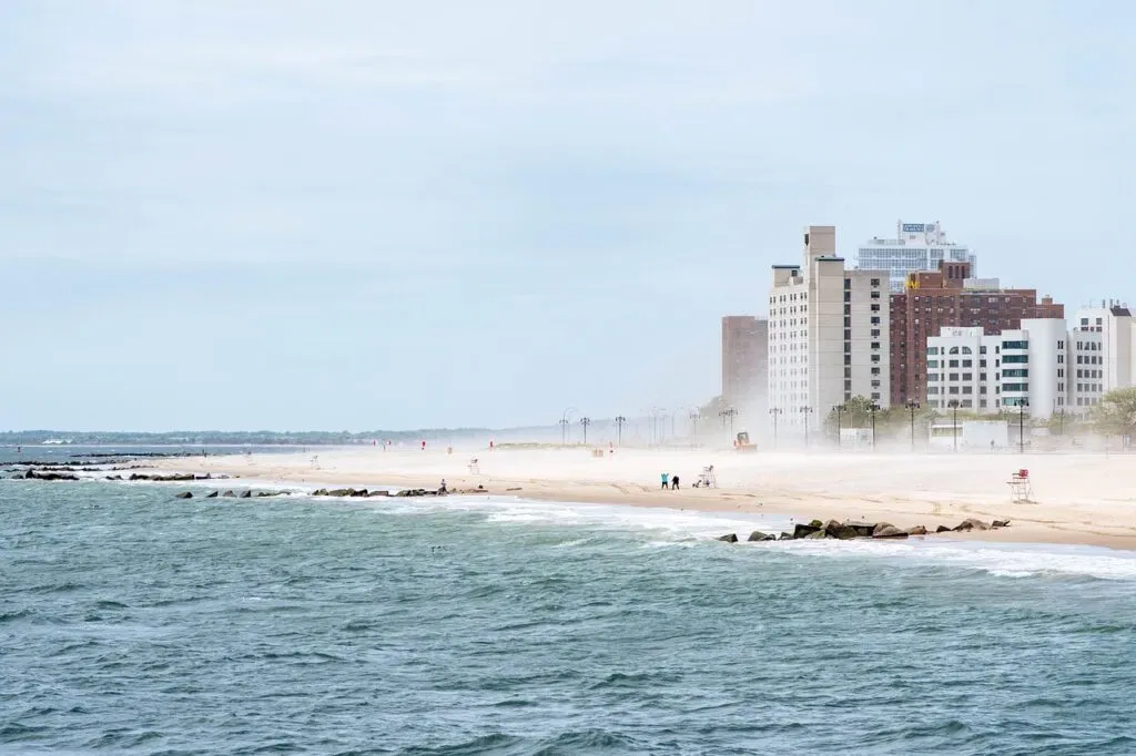Beach, Sand, Coney Island, Brooklyn, Sand Storm, Storm, Ocean, Water, Waves, Coast, Shore, Coastline, Hotels, Buildings, Tourism, New York City, Coney Island, Brooklyn, Storm, Nature, Hotels, Hotels, Hotels, Hotels, Hotels
