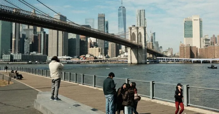 New York Blogs | Articles | News | Tips &Amp; Tricks | Video | Faq | Information | Infograph. 38 June 11, 2026 Scenic View Of Brooklyn Bridge And New York City Skyline With People On Promenade.