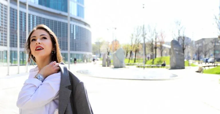 New York Blogs | Articles | News | Tips &Amp; Tricks | Video | Faq | Information | Infograph. 8 June 11, 2026 Smiling Businesswoman Outdoors With Modern Architecture Background. Bright Sunny Day.