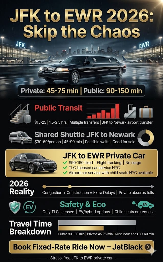 Infographic Bus From Jfk To Ewr