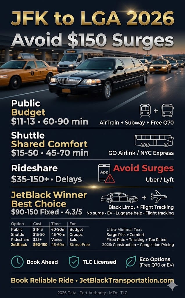 Infographic Bus From Jfk To Laguardia