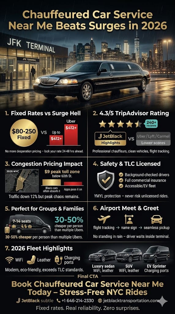 Infographic Chauffeured Car Service Near Me