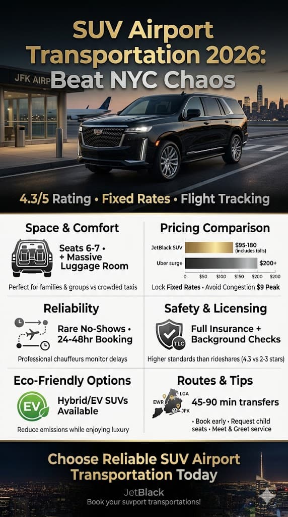 Infographic Suv Airport Transportation