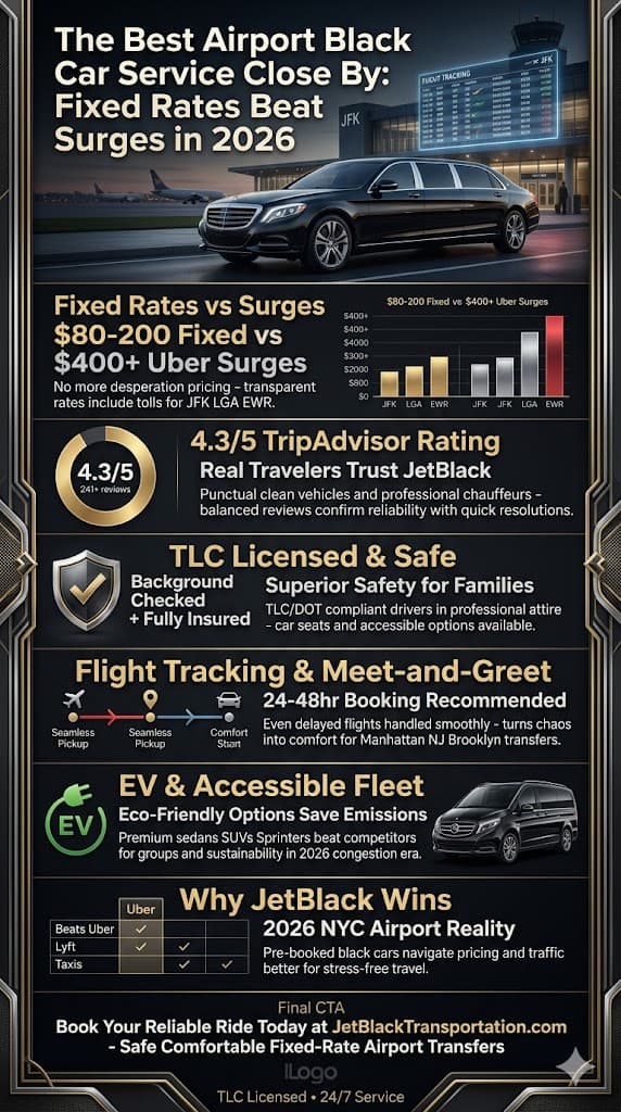 Infographic The Best Airport Black Car Service Close By