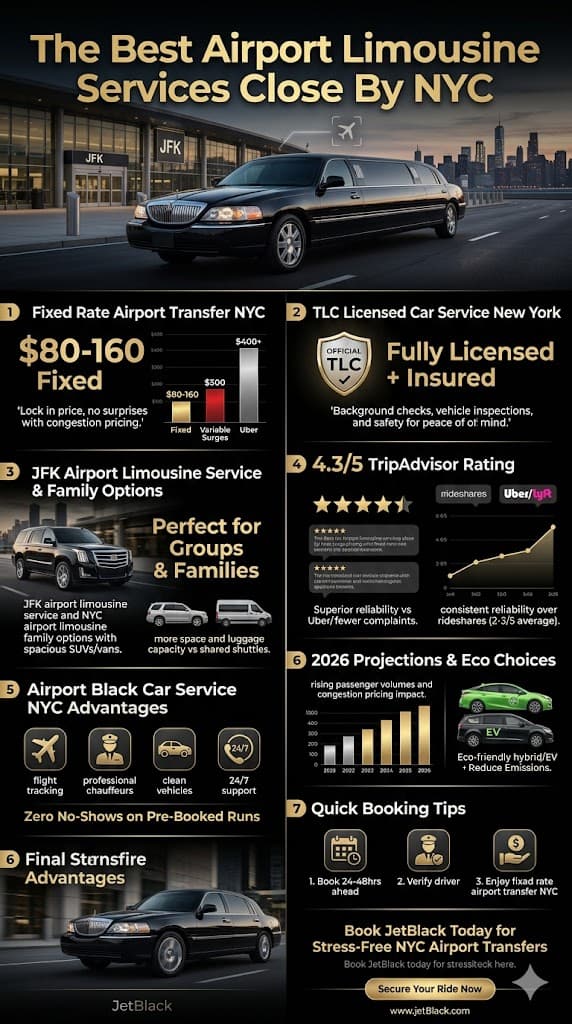 Infographic The Best Airport Limousine Services Close By