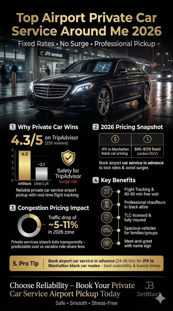 Infographic Top Airport Private Car Service Around Me