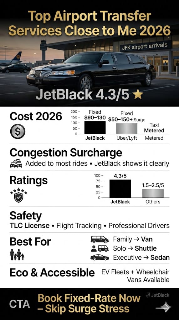 Infographic Top Airport Transfer Services Close To Me