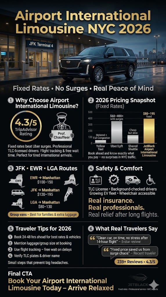 Infographic Airport International Limousine