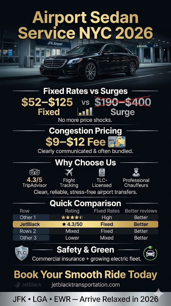 Infographic Airport Sedan Service