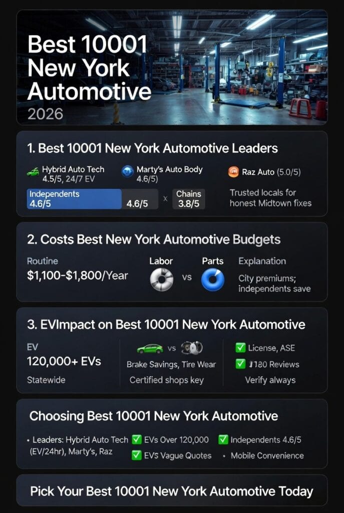 Infographic Best 10001 New York Automotive