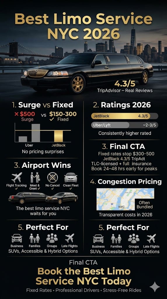 Infographic Best Limo Service Nyc
