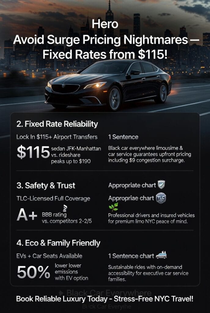 Black Car Everywhere Limousine &Amp; Car Service In 2026: Your Ultimate Nyc Ride Guide 3 April 13, 2026 Infographic Black Car Everywhere Limousine &Amp; Car Service