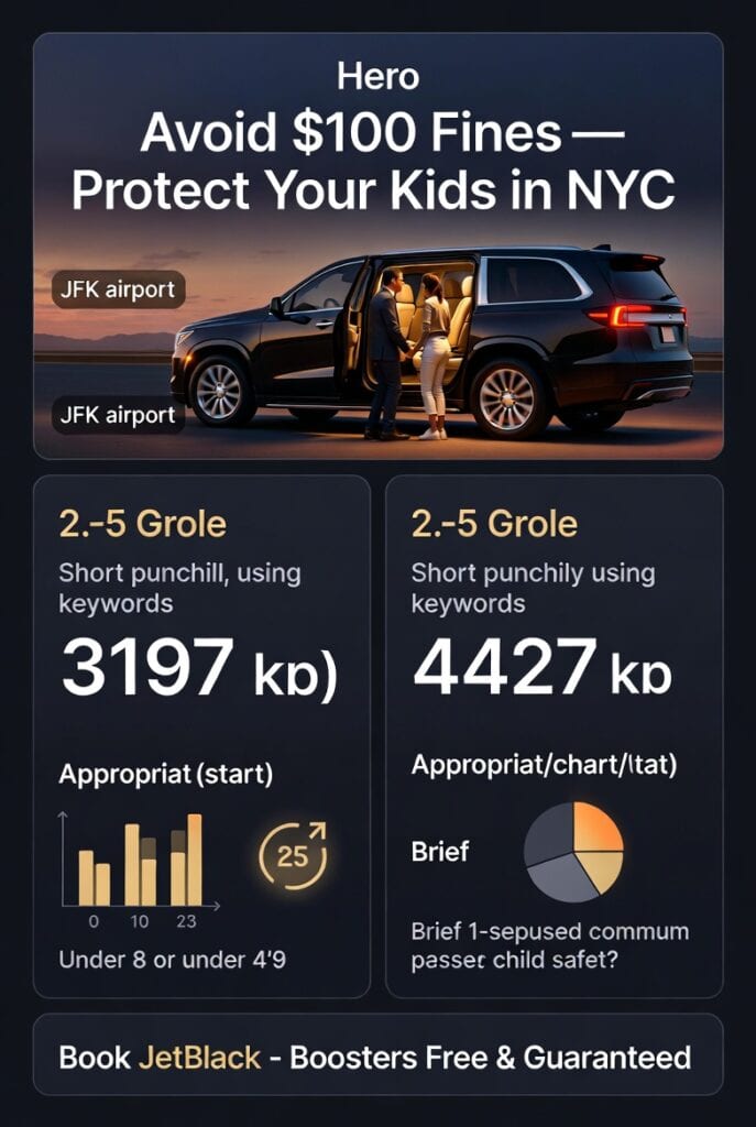 Infographic Booster Seat Requirements Nyc