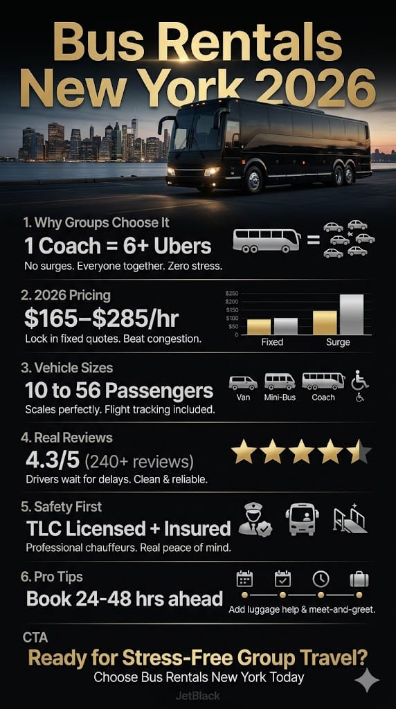 Infographic Bus Rentals New York