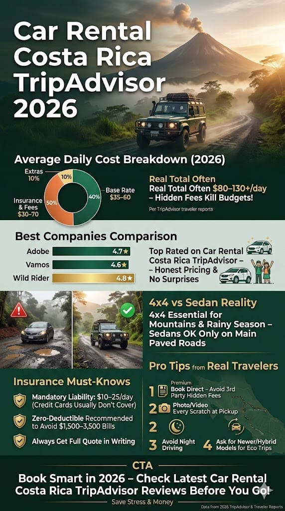 Infographic Car Rental Costa Rica Tripadvisor