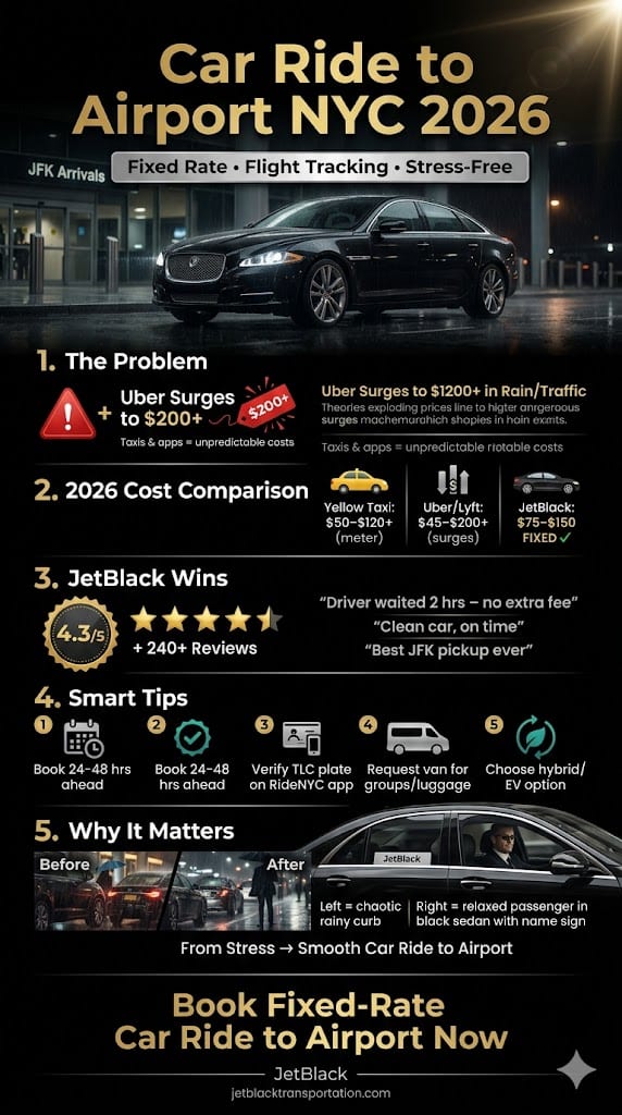 Infographic Car Ride To Airport