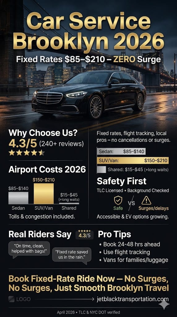 Infographic Car Service Brooklyn