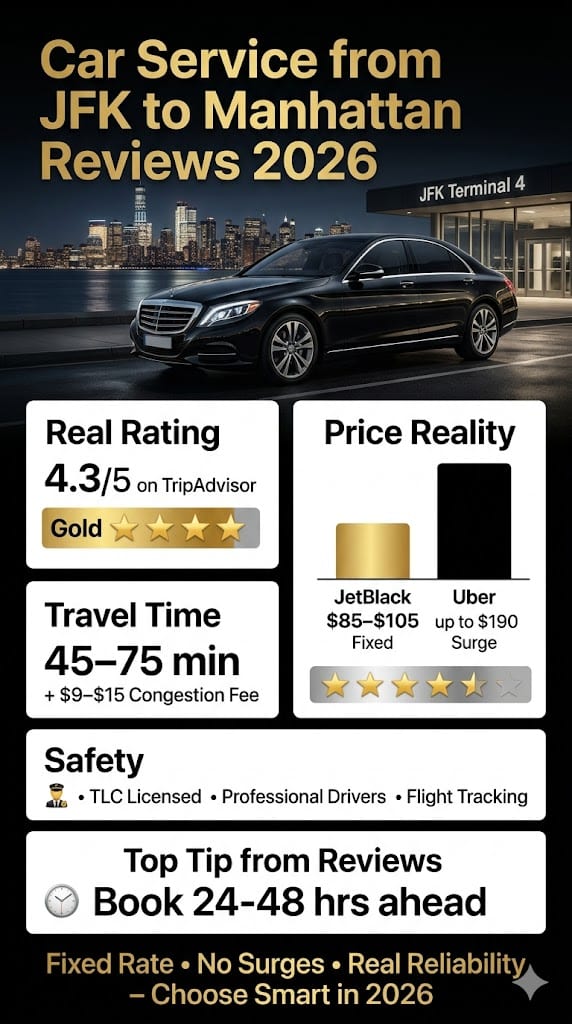 Infographic Car Service From Jfk To Manhattan Reviews