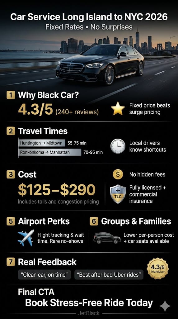 Infographic Car Service Long Island To Nyc