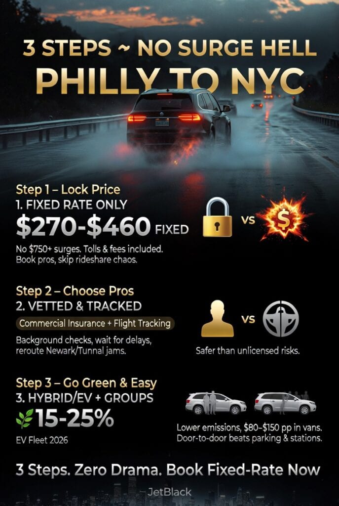 Infographic Car Service Philadelphia To Nyc