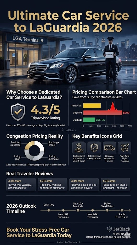 Ultimate Car Service To Laguardia Airport In 2026: The One Ride Option That Actually Feels Worth It 3 May 13, 2026 Infographic Car Service To Laguardia