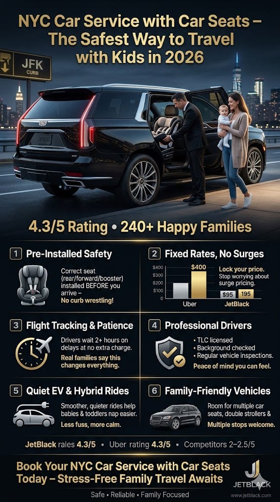 Infographic Car Service With Car Seats