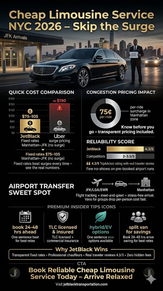 Infographic Cheap Limousine Service