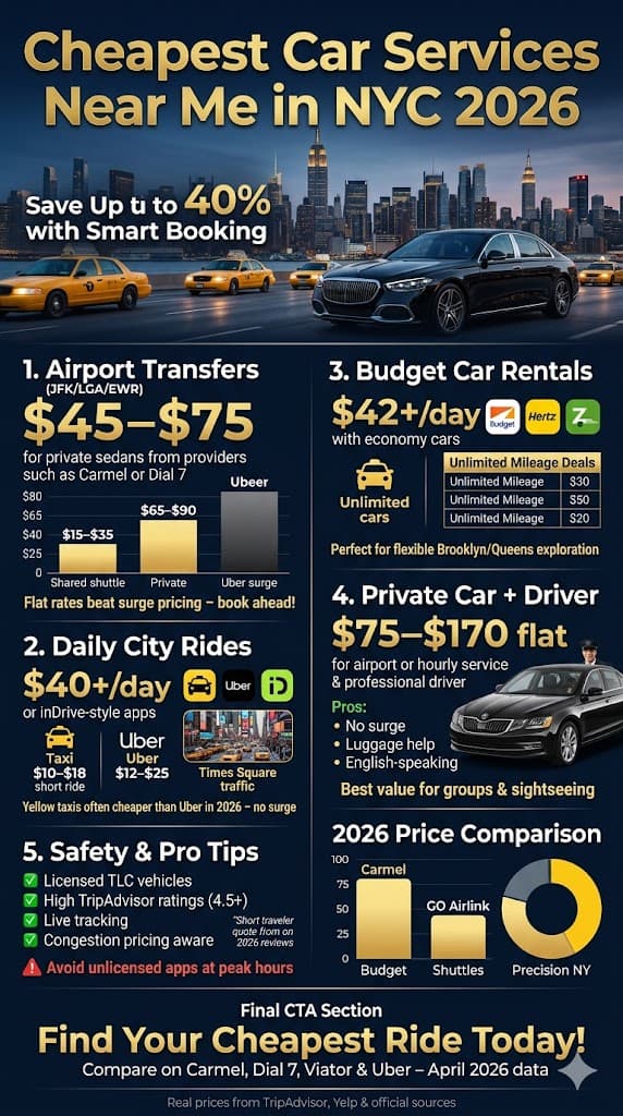 Infographic Cheapest Car Services Near Me