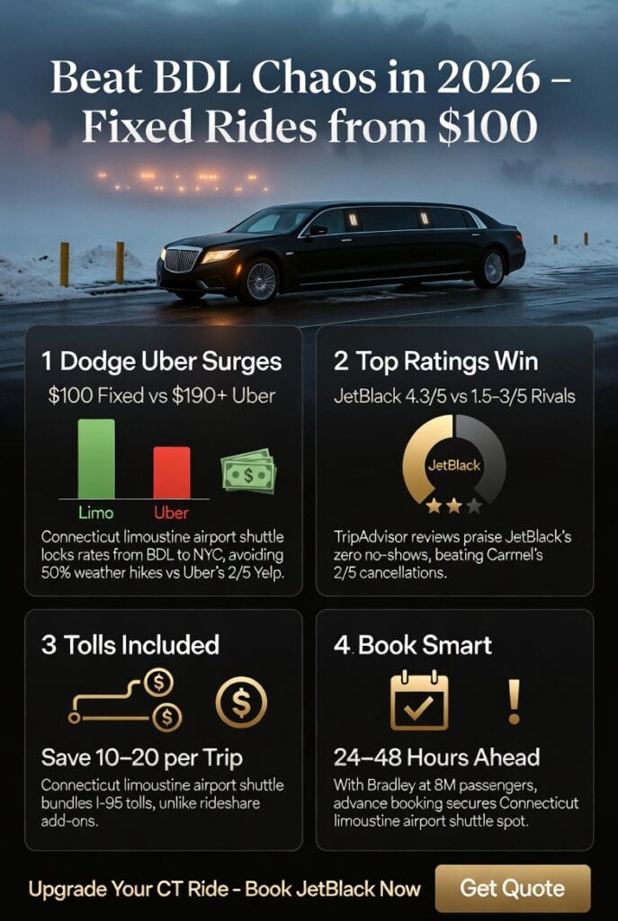 Infographic Connecticut Limousine Airport Shuttle