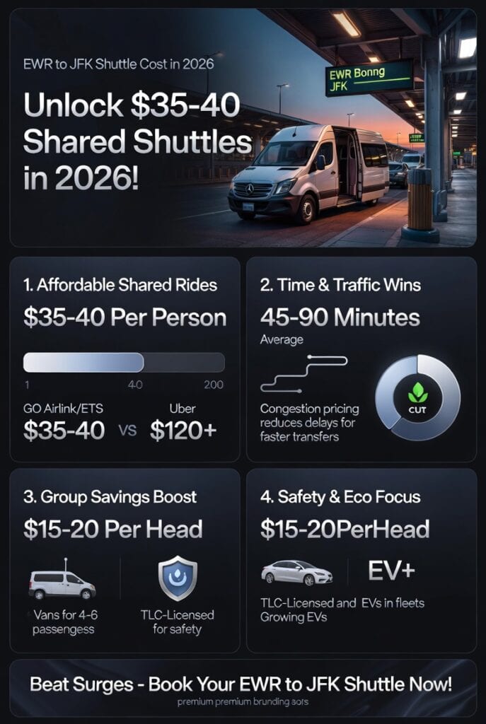 Infographic Ewr To Jfk Shuttle Cost