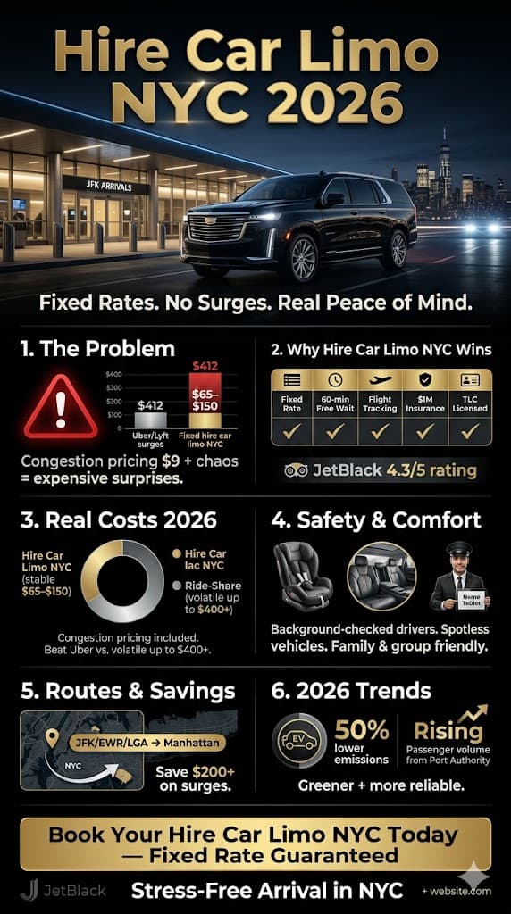 Infographic Hire Car Limo