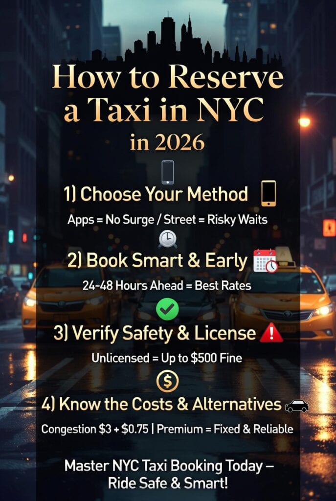 How To Reserve A Taxi In Nyc In 2026: Ultimate Guide To Hassle-Free Rides 3 April 16, 2026 Infographic How To Reserve A Taxi In Nyc