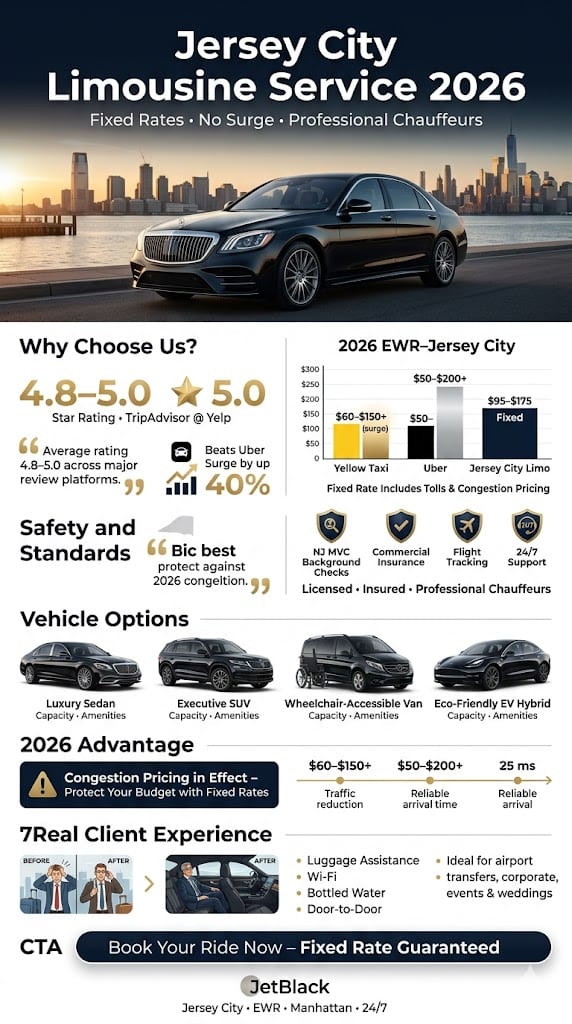 Infographic Jersey City Limousine Service