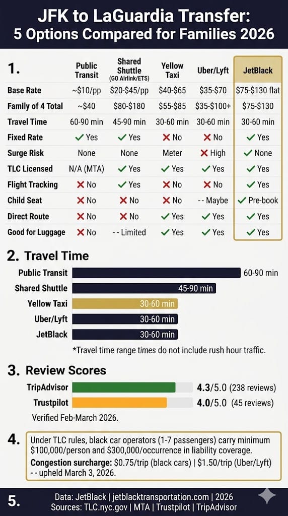 Infographic Jfk To Laguardia