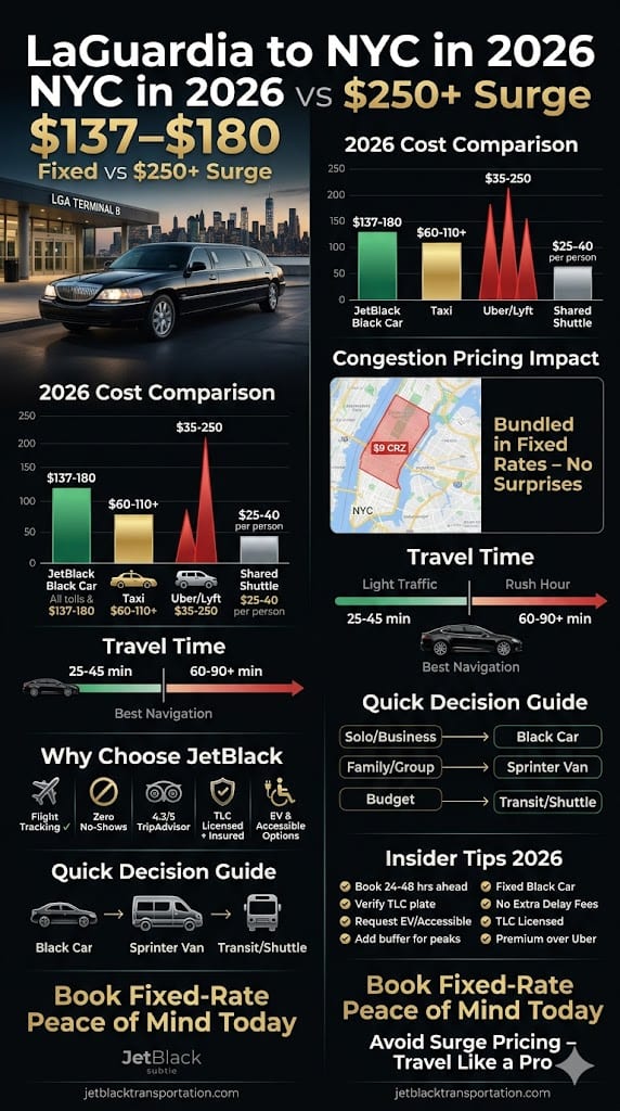 Infographic Laguardia To Nyc