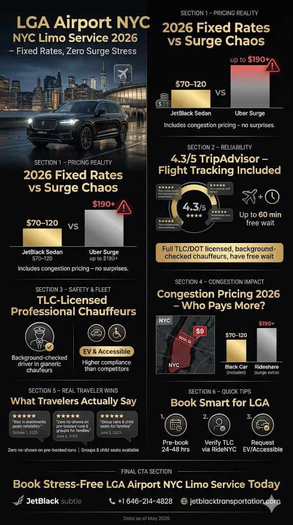 Infographic Lga Airport Nyc