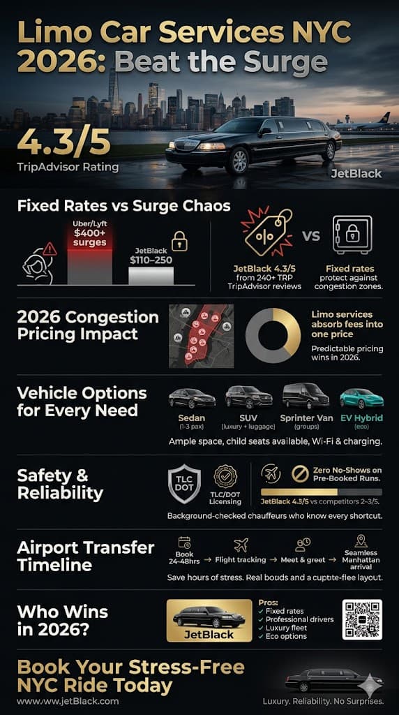 Infographic Limo Car Services