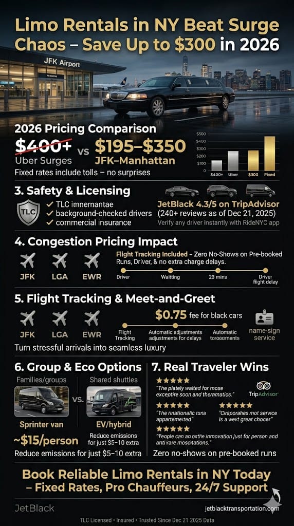 Infographic Limo Rentals In Ny