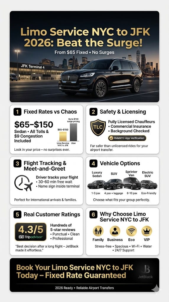 Infographic Limo Service Nyc To Jfk