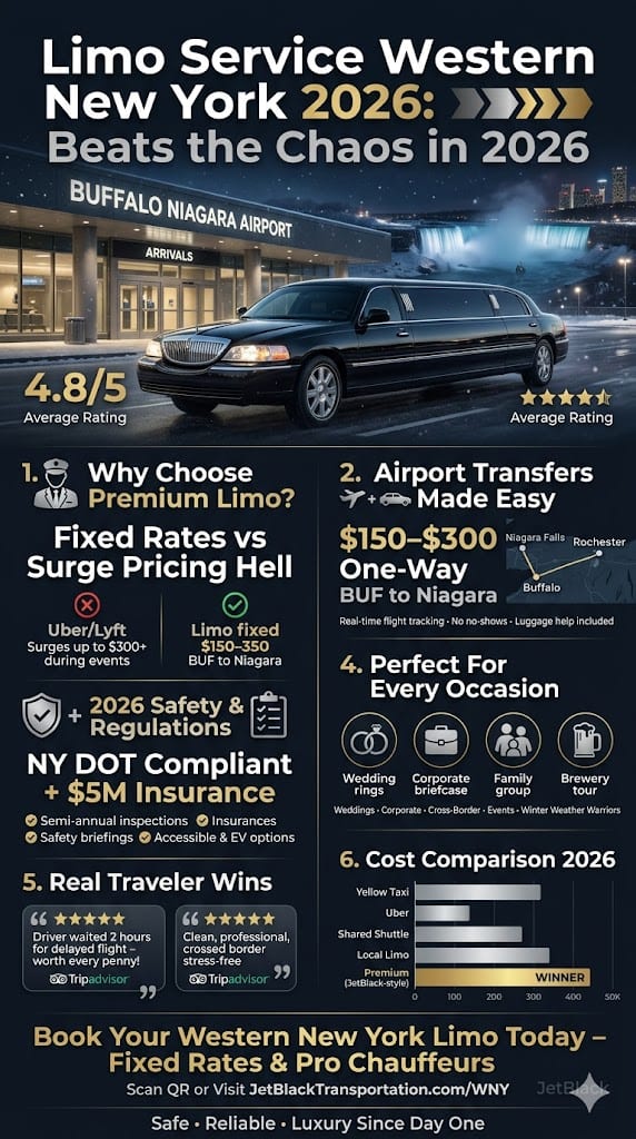 Infographic Limo Service Western New York