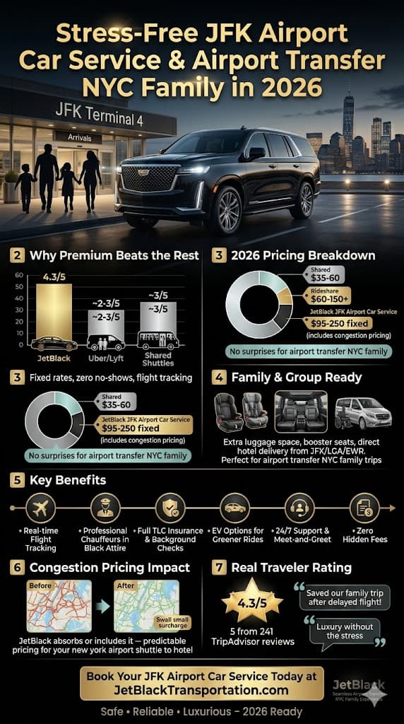Infographic New York Airport Shuttle To Hotel