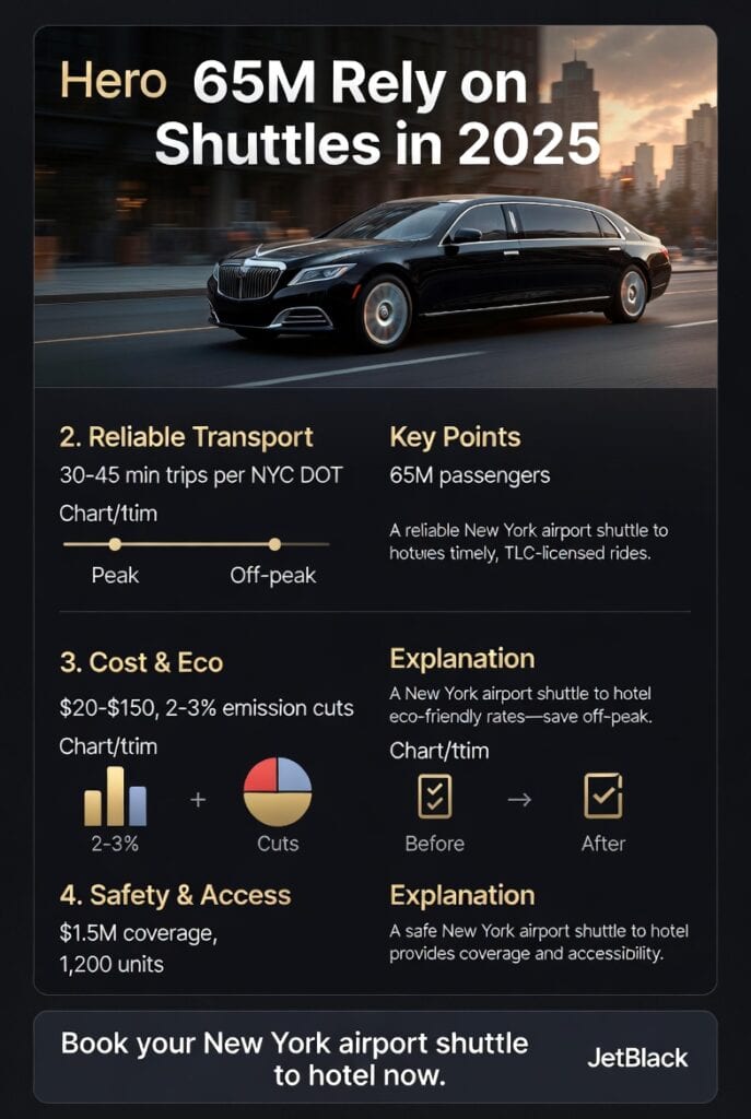 Infographic New York Airport Shuttle To Hotel