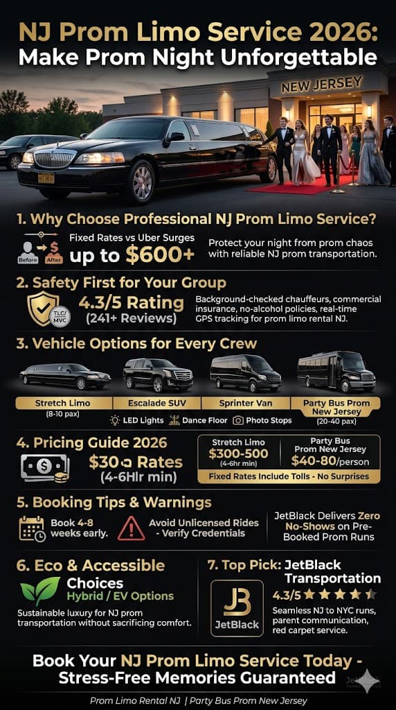 Nj Prom Limo Service: 7 Honest Facts For Parents In 2026 3 June 10, 2026 Infographic Nj Prom Limo Service