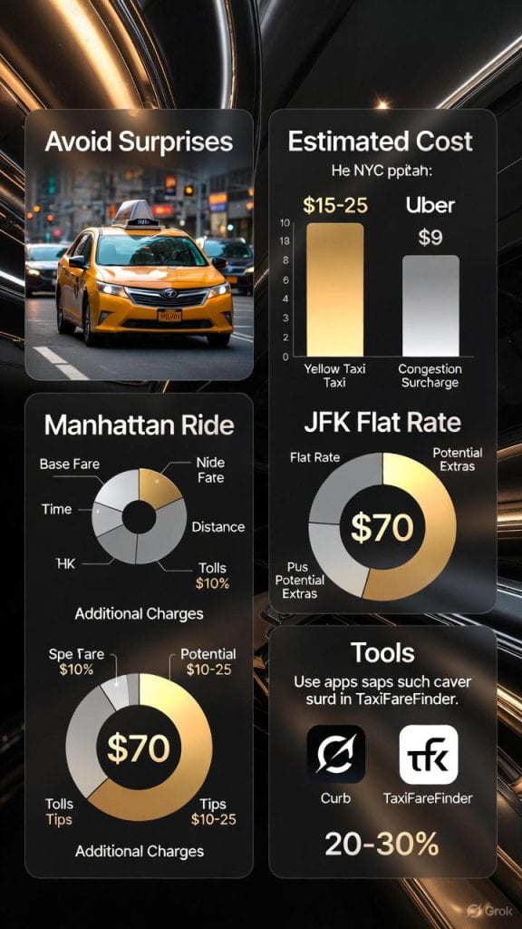Infographic Nyc Taxi Cost Estimator