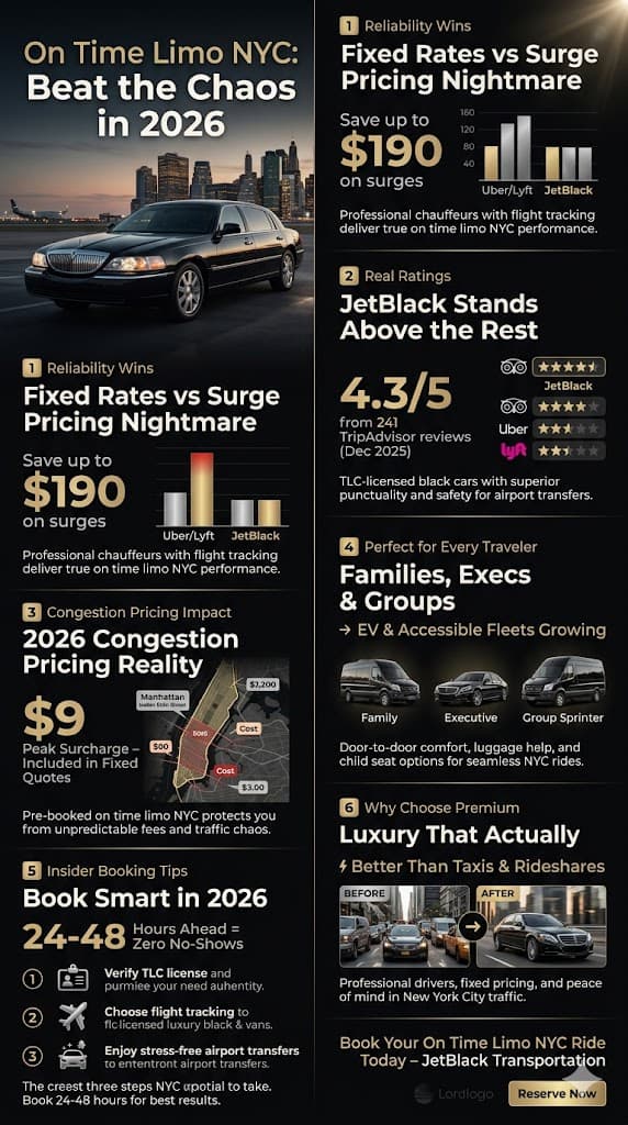 Infographic On Time Limo Nyc