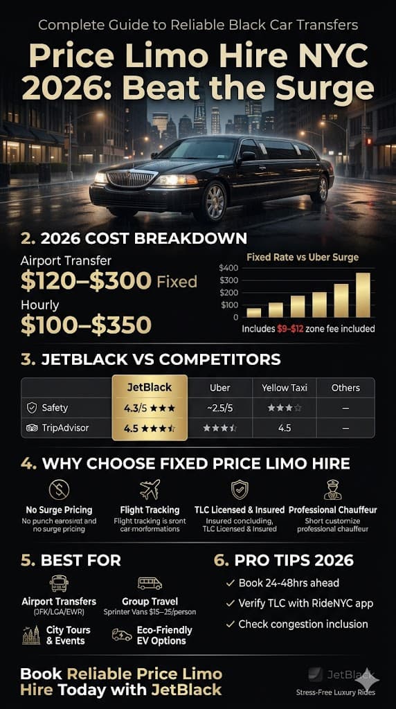 Infographic Price Limo Hire