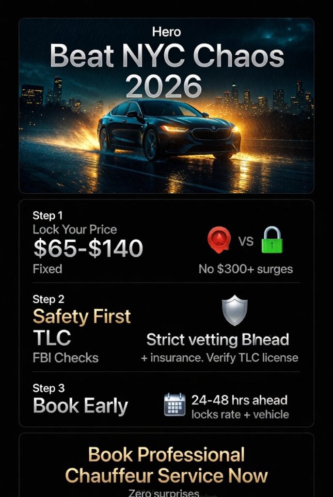 Infographic Professional Chauffeur Service