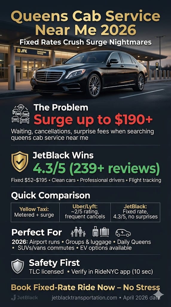 Infographic Queens Cab Service Near Me
